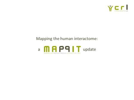 Mapping the human interactome: a update