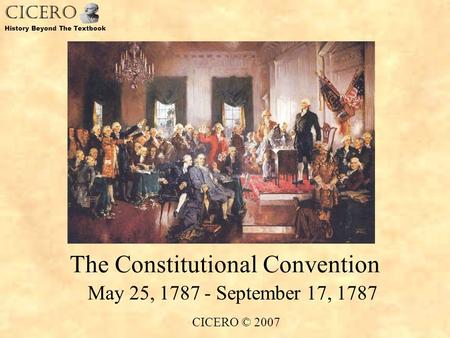 The Constitutional Convention