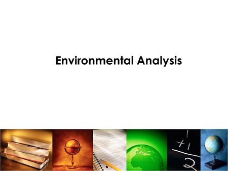 Environmental Analysis