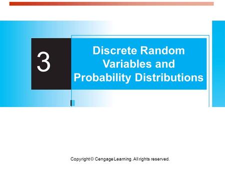 Discrete Random Variables and Probability Distributions