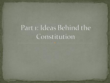 Republic: power of government lies with the people through elected officials. Framers saw people as independent thinkers and PUBLIC SERVANTS The people.