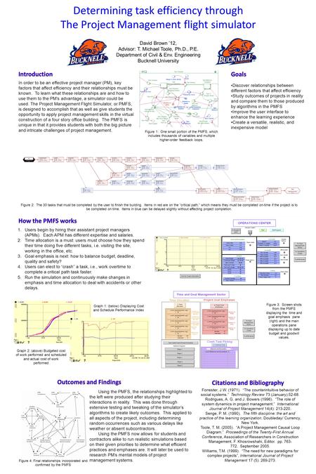 David Brown ’12, Advisor: T. Michael Toole, Ph.D., P.E. Department of Civil & Env. Engineering Bucknell University Figure 3: Screen shots from the PMFS.