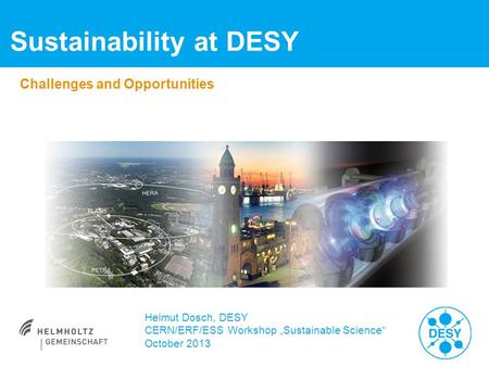 Sustainability at DESY