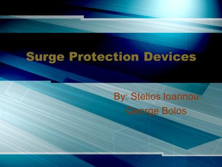 Surge Protection Devices