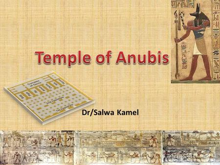 Dr/Salwa Kamel. The 7 chapels The second room hypostyle permits to reach the 7 chapels. One sees here the entry of the Amun chapel situated in the axis.