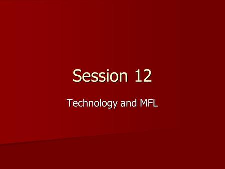 Session 12 Technology and MFL. www.animationforeducation.co.uk Watch the clip of Oscar and make notes about the practicalities. Watch the clip of Oscar.