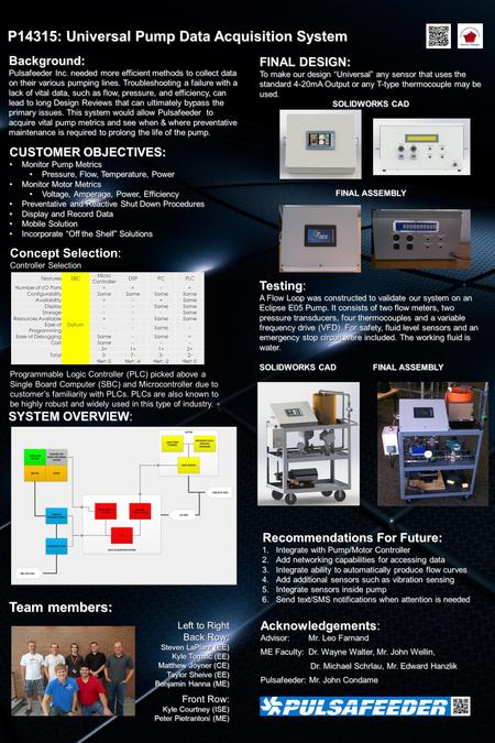 FINAL DESIGN: To make our design “Universal” any sensor that uses the standard 4-20mA Output or any T-type thermocouple may be used. SOLIDWORKS CAD FINAL.