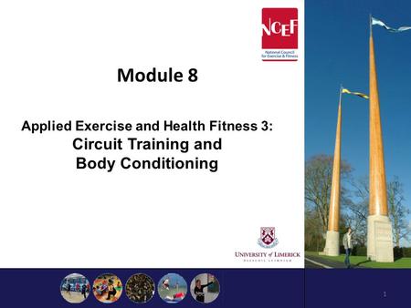 Module 8 Module 91 Applied Exercise and Health Fitness 3: Circuit Training and Body Conditioning.