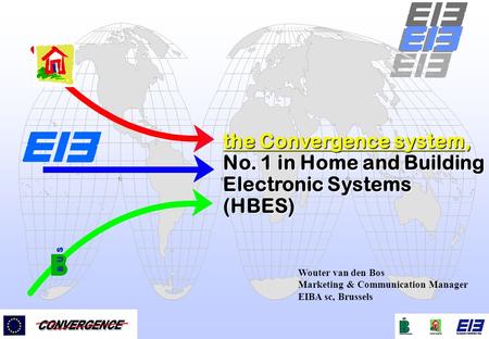1 B B U S Wouter van den Bos Marketing & Communication Manager EIBA sc, Brussels.