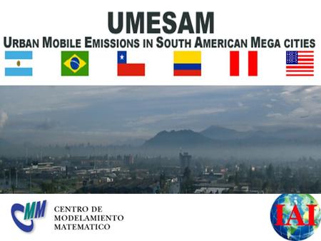 Outlook M-cities in South America Building inventories Inverse modeling Summary Credit: C. Mayhew & R. Simmon (NASA/GSFC), NOAA/ NGDC, DMSP Digital ArchiveR.