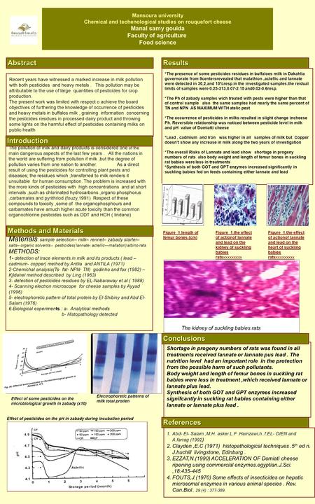 Mansoura university Chemical and techenological studies on rouquefort cheese Manal samy gouida Faculty of agriculture Food science Abstract Recent years.