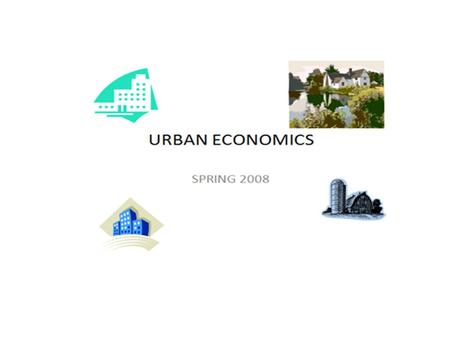 LAND USE in the MONOCENTRIC CITY Monocentric city: Core dominated city The key feature of the monocentric city: Heavy concentration of employment in.