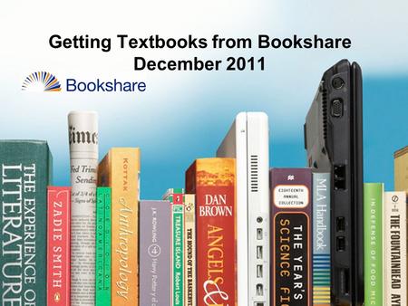 Getting Textbooks from Bookshare December 2011. 2 What’s NIMAS, the NIMAC?  Nat’l Instructional Materials Access Ctr  Nat’l Instructional Materials.