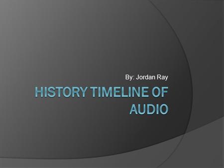 By: Jordan Ray. 1976  Dr. Stockham of Soundstream makes the first 16-bit digital recording in the U.S. at the Santa Fe Opera.