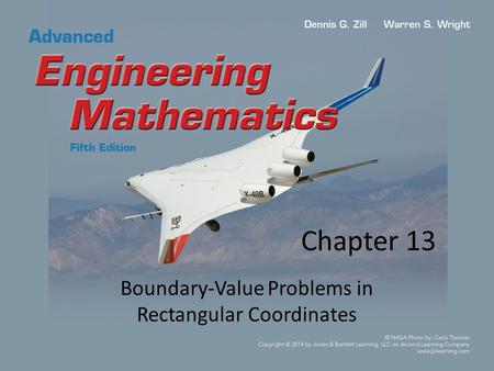 Chapter 13 Boundary-Value Problems in Rectangular Coordinates.