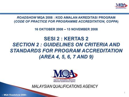 MALAYSIAN QUALIFICATIONS AGENCY