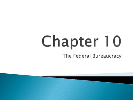 The Federal Bureaucracy