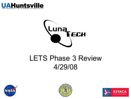 LETS Phase 3 Review 4/29/08. Agenda Team Introduction Daedalus Concept Concept of Operations Subsystem Overview Daedalus Performance Daedalus Vision Public.