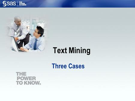 Text Mining Three Cases. 2 Outline Federalist Papers SVDPDF VAERS