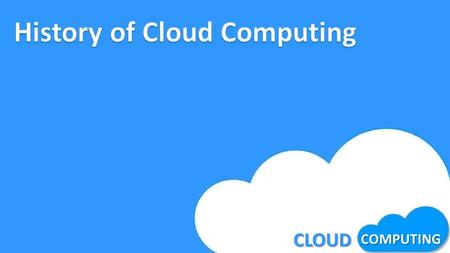 CLOUD COMPUTING. What is cloud computing ? History Virtualization Cloud Computing hardware Cloud Computing services Cloud Architecture Advantages & Disadvantages.