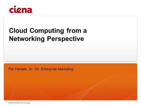 Cloud Computing from a Networking Perspective