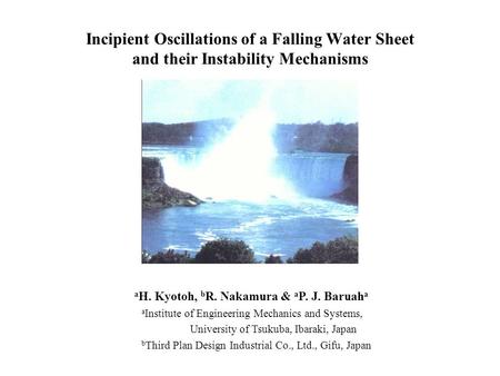 A H. Kyotoh, b R. Nakamura & a P. J. Baruah a a Institute of Engineering Mechanics and Systems, University of Tsukuba, Ibaraki, Japan b Third Plan Design.