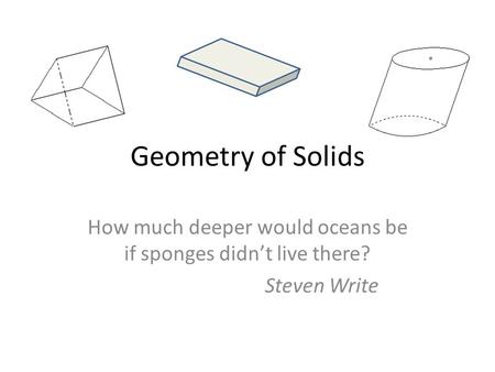 How much deeper would oceans be if sponges didn’t live there?