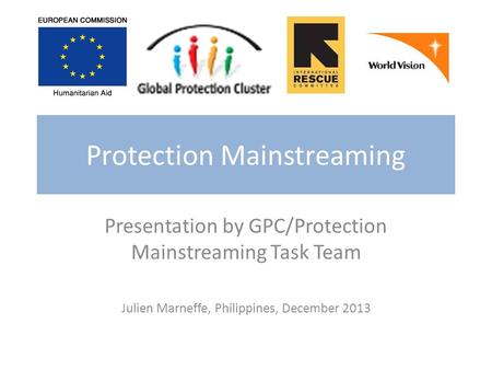 Protection Mainstreaming