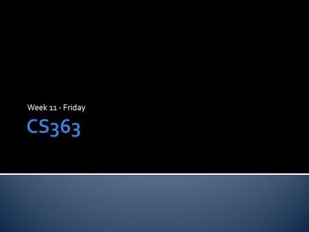 Week 11 - Friday.  What did we talk about last time?  Security planning  Risk analysis  Security policies.