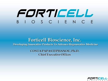 Forticell Bioscience, Inc