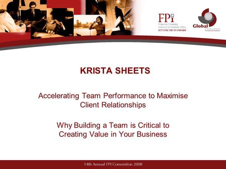 Paragon Resources © 2008 Paragon Resources, Inc. | www.ParagonResources.com | 770.319.0310 KRISTA SHEETS Accelerating Team Performance to Maximise Client.