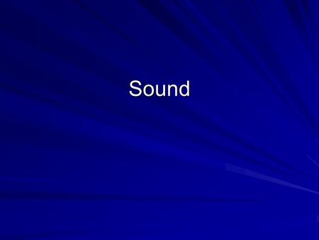 Sound. The speed on sound waves depends on 2 things. 1. Type of medium- liquids and solids make better conductors. 2. Temperature of medium- as temperature.