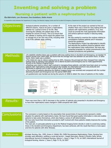 Åsa Bäärnhielm, Lars Sturesson, Ewa Gustafsson, Stefan Anania A cooperative study between the Department of Urology, the Medical Imaging Centre and the.