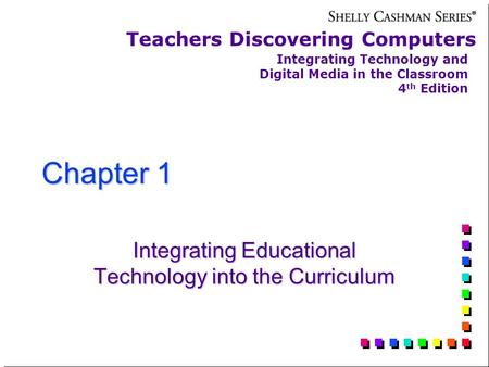 Integrating Educational Technology into the Curriculum