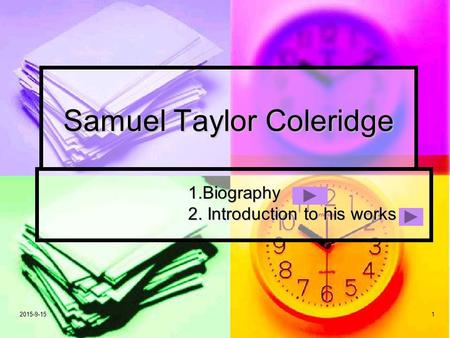 Samuel Taylor Coleridge