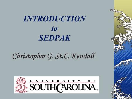 INTRODUCTION to SEDPAK