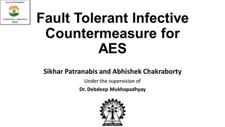 Fault Tolerant Infective Countermeasure for AES