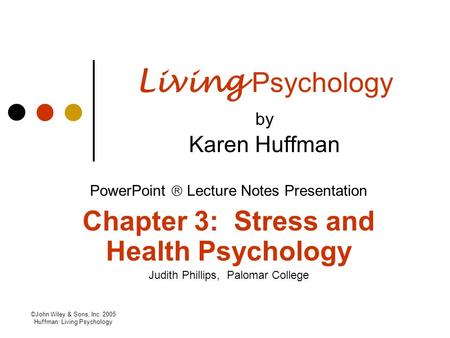 Living Psychology by Karen Huffman