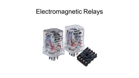 Electromagnetic Relays. Contactors Contactor example.