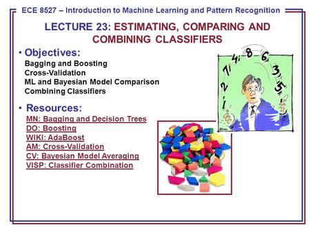 Bias and Variance Two ways to measure the match of alignment of the learning algorithm to the classification problem involve the bias and variance. Bias.