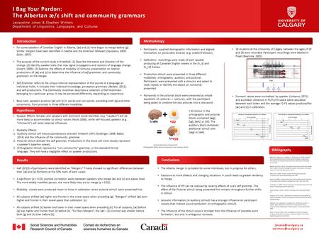 The Albertan æ/ɛ shift and community grammars