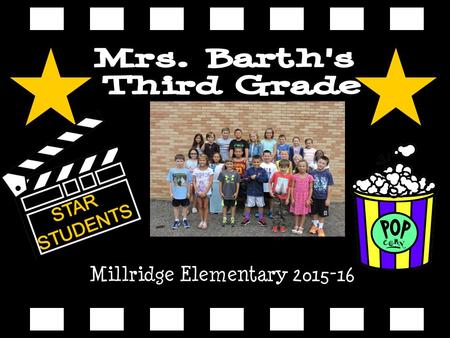 Millridge Elementary 2015-16. Kristin Barth Visit me on the Mayfield Web Page My voic is 440-995- 7269.