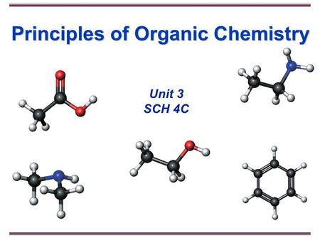 © 2007 Thomson Learning, Inc. All rights reserved HFCC Science Division Principles of Organic Chemistry Unit 3 SCH 4C.