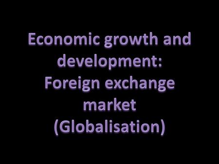 Examination of the foreign exchange market, the establishment of exchange rates, and how the balance of payments account is affected. The main reasons.