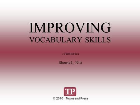 IMPROVING VOCABULARY SKILLS