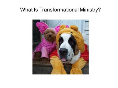 What Is Transformational Ministry?. What It’s Not:  Quick fix for church woes  A sure fire kit to energize your ministry  A one size fits all tool.