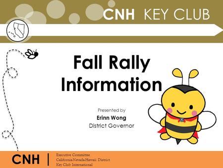 Fall Rally Information