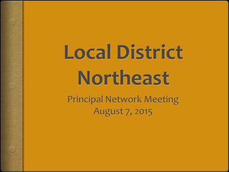 Ice Breaker Network Goals and Desired Outcomes By the end of our professional learning together, participants will:  Identify personal Leadership Style.