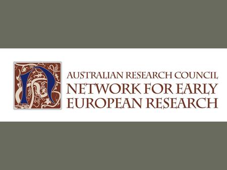 Building infrastructures for Web- based collaboration in humanities research networks Dr Toby Burrows & Dr Ela Majocha Digital Services ARC Network for.