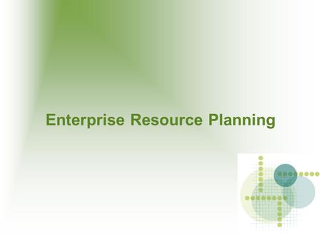 Enterprise Resource Planning. Content ERP SugarCRM System Requirement Installation Client setting.